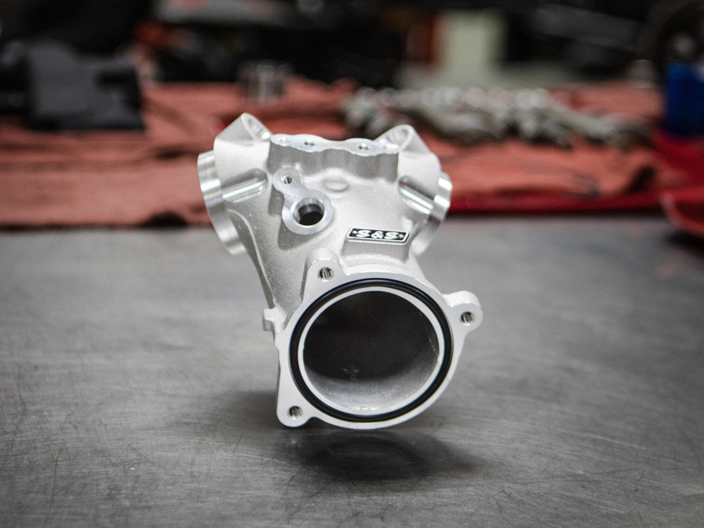 55mm Performance Intake Manifold – Alloy. Fits Softail 2018-2024 & Most Touring 2017-2024 – S&S