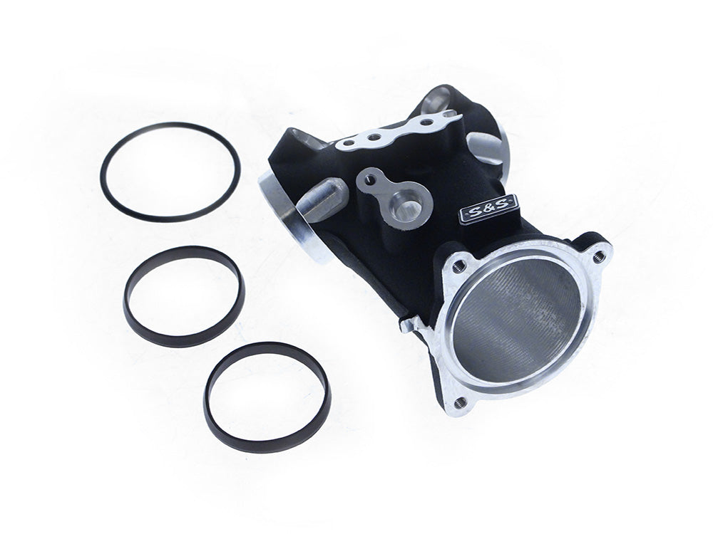 Premium 55mm CNC Ported Performance Intake Manifold - Black. Fits Fits Softail 2018-2024 & Most Touring 2017-2024
