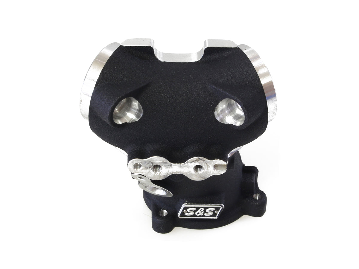 55mm Performance Intake Manifold - Black. Fits Softail 2018-2024 & Most Touring 2017-2024
