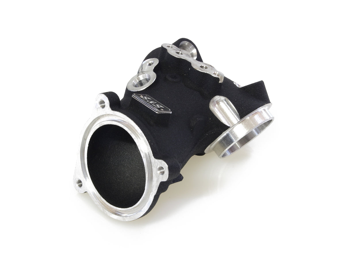 55mm Performance Intake Manifold - Black. Fits Softail 2018-2024 & Most Touring 2017-2024
