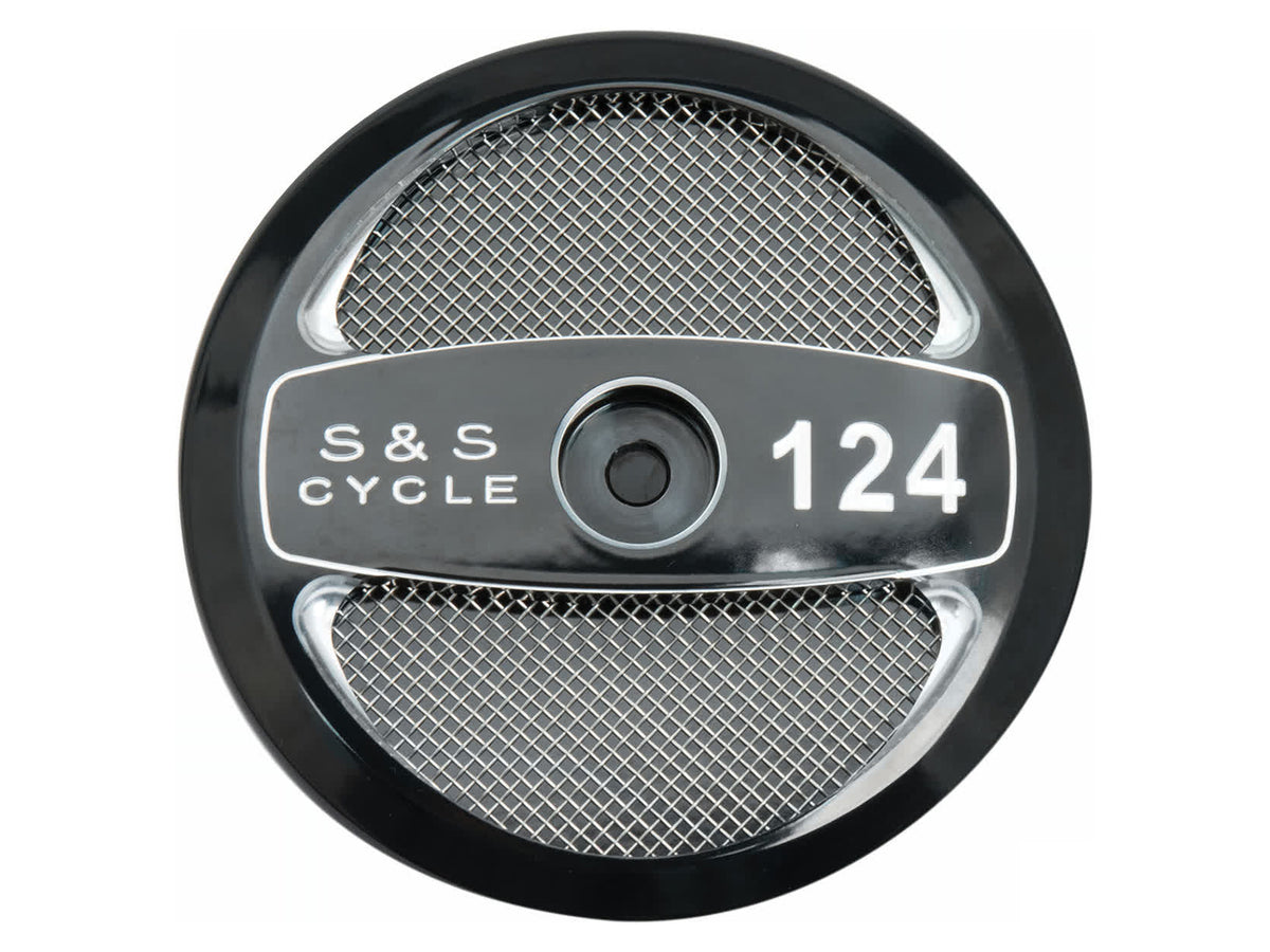124ci Displacement Air Filter Cover - Black.