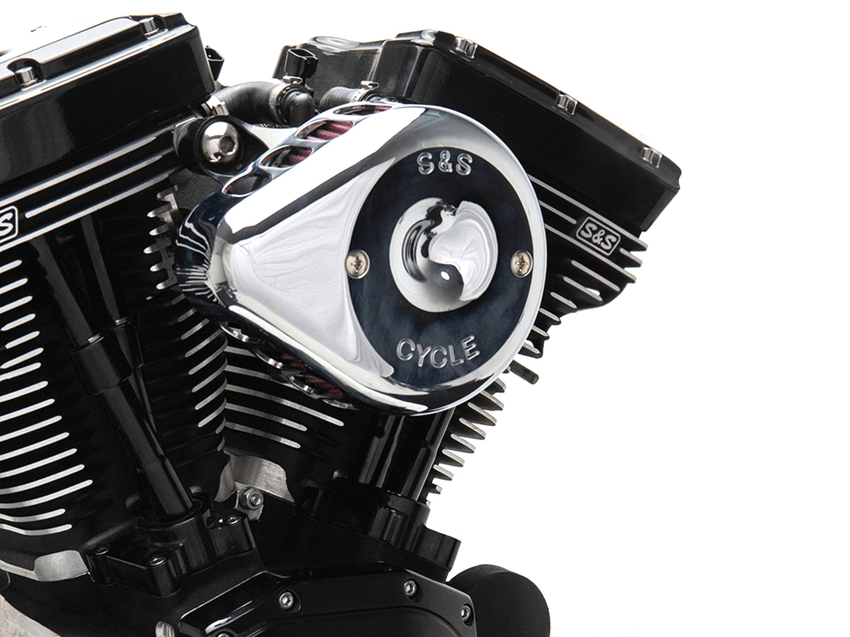 Stealth Mini Teardrop Air Cleaner Cover - Chrome.