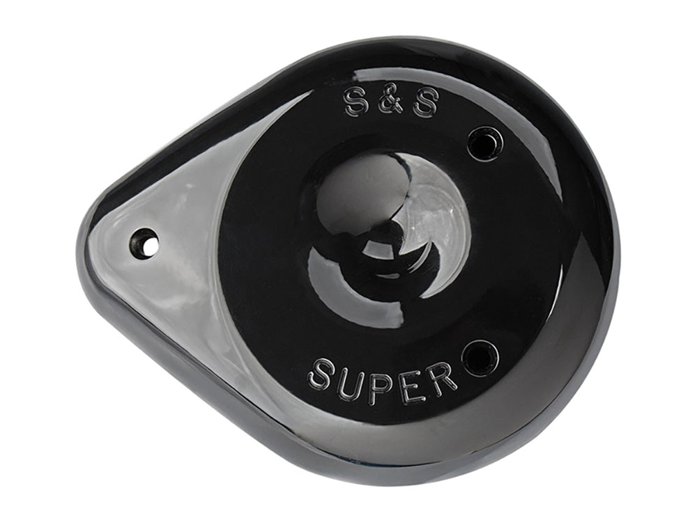 Teardrop Air Cleaner Cover - Black.