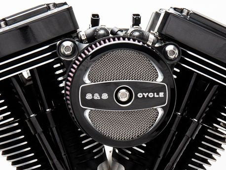Stealth Air Cleaner Kit with Air 1 Face Plate - Black. Fits Touring 2017-2024 & Softail 2018-2024