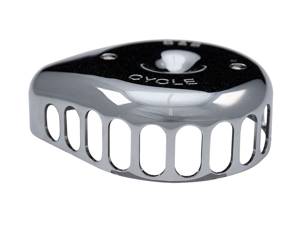 Mini Teardrop Air Cleaner Kit - Chrome. Fits Big Twins 1993-2017 with CV Carb or Cable Operated Delphi EFI.