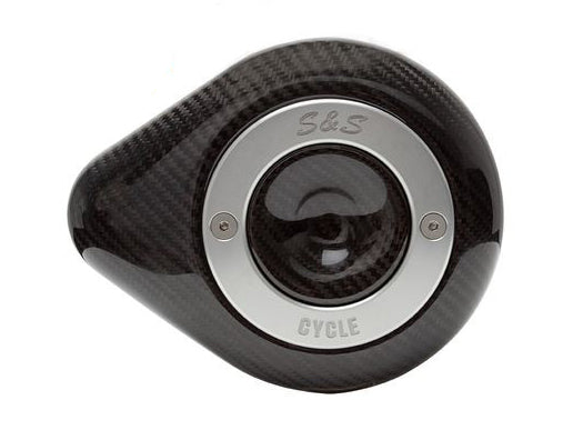 Stealth Teardrop Air Cleaner Kit - Carbon Fiber. Fits Touring 2017-2024 & Softail 2018-2024