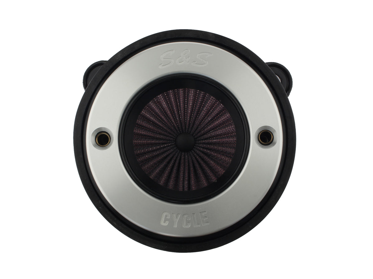 Air Stinger Stealth Air Cleaner Kit - Brushed S&S Ring. Fits Touring 2017-2024 & Softail 2018-2024