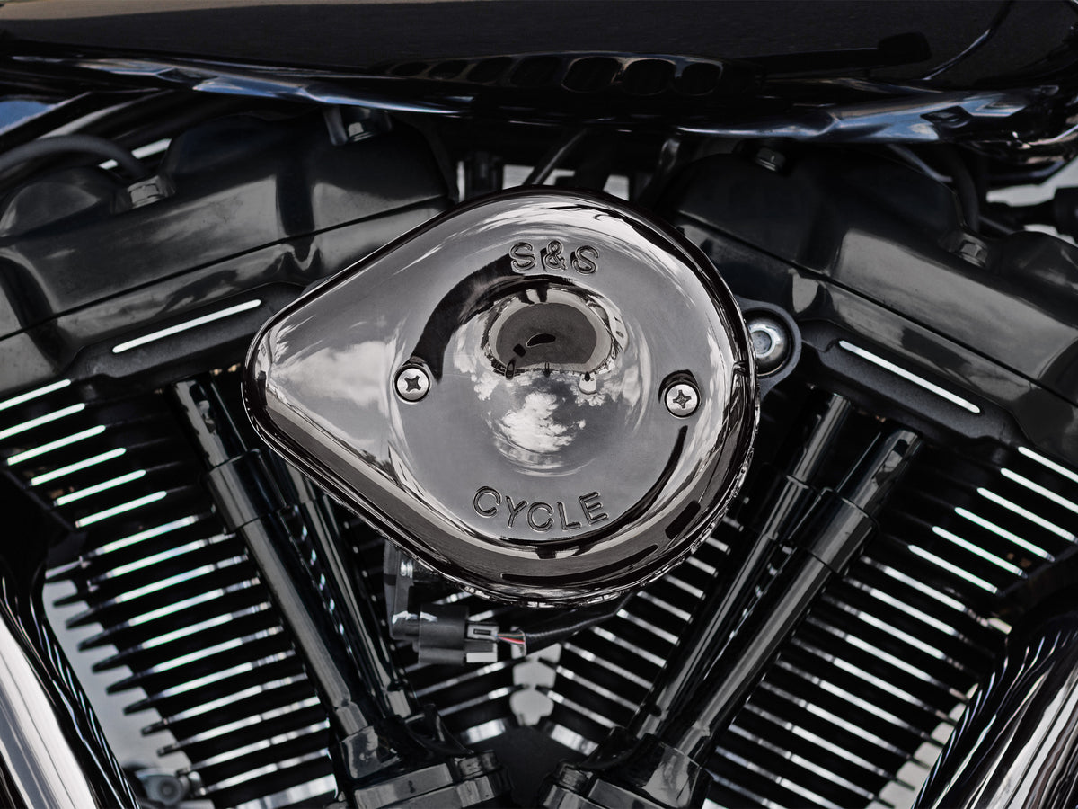 Mini Teardrop Air Cleaner Kit - Lava. Fits Touring 2017-2024 & Softail 2018-2024
