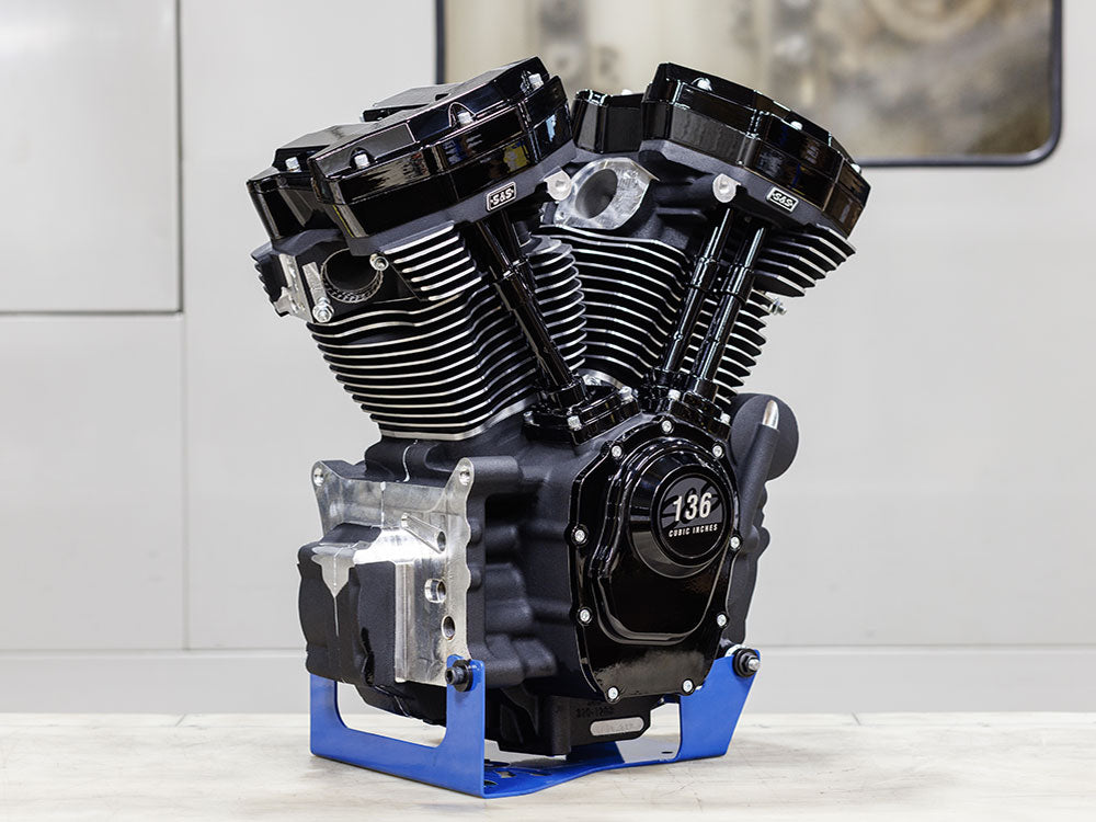 136ci Milwaukee Eight Engine - Black Edition. Fits Softail 2018-2024