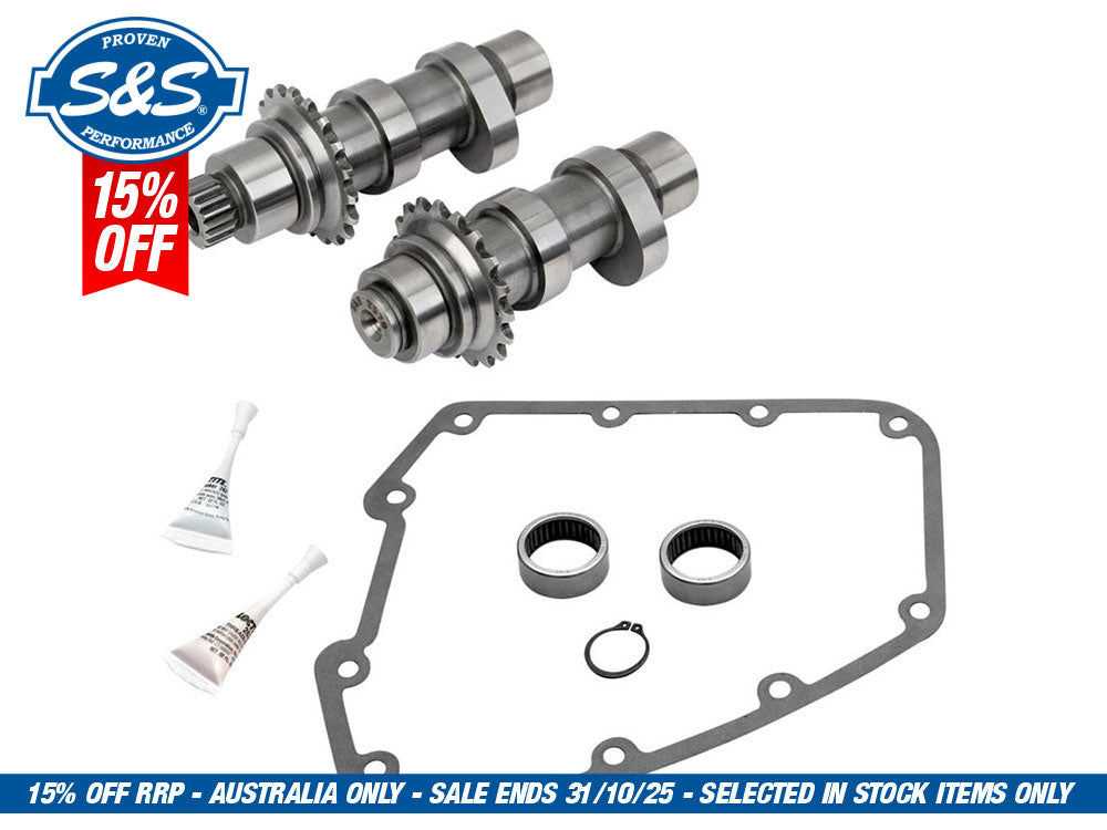 S&S- 583C Chain Drive Camshaft Kit. Fits Dyna 2006 & Twin Cam 2007-2017.
