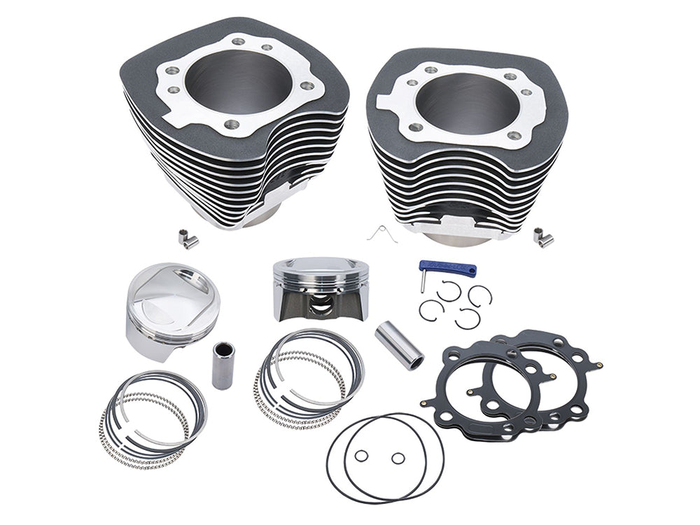S&S - 98ci Big Bore Kit – Black. Fits Twin Cam 1999-2006