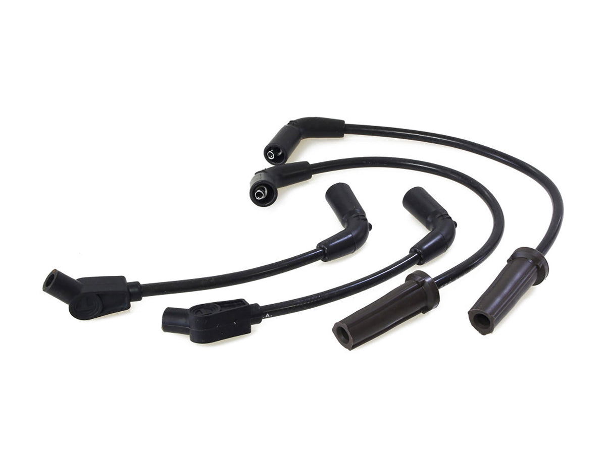 8mm Spark Plug Wire Set - Black. Fits Softail 2018up.