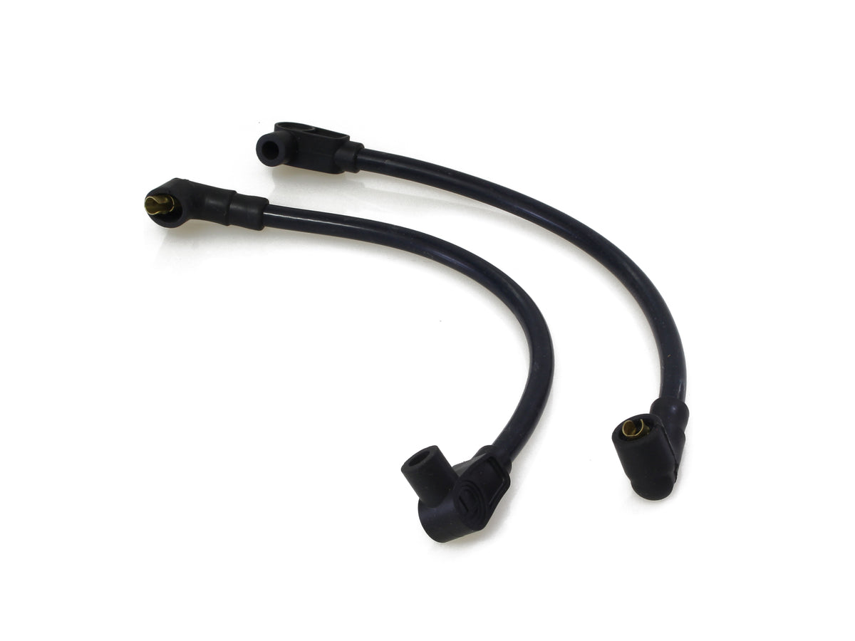 10.4mm Spark Plug Wire Set - Black. Fits FXR 1982-1994