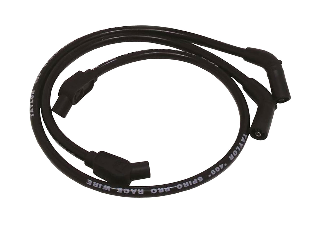 10.4mm Spark Plug Wire Set - Black. Fits Touring 2009-2016.
