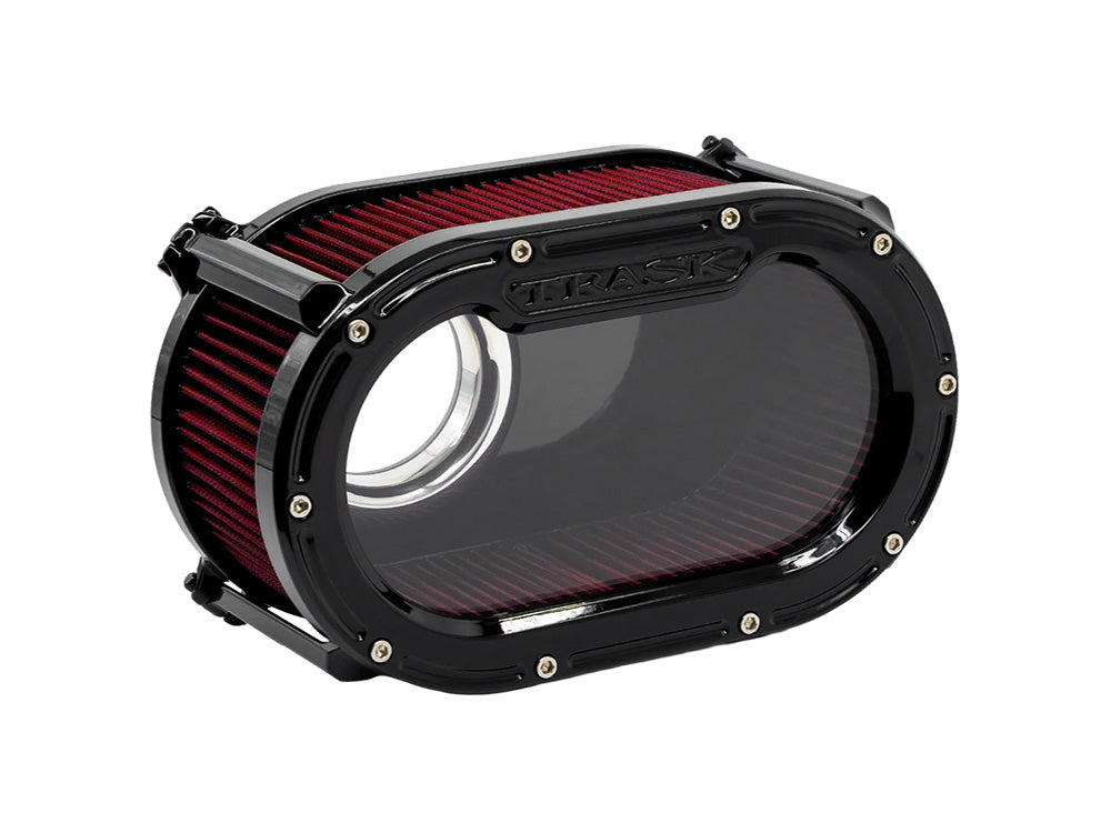Big Papi Air Cleaner Kit – Gloss Black. Fits Touring 2017-2024 & Softail 2018-2024 – Trask Performance