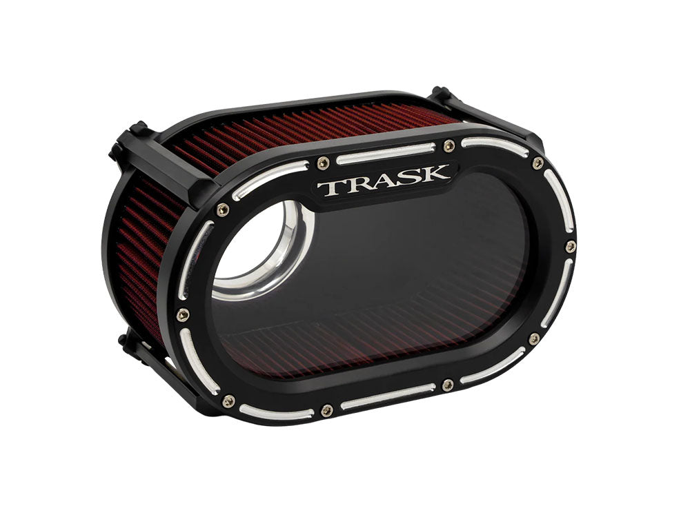 Big Papi Air Cleaner Kit – Reverse Cut Black. Fits Touring 2017-2024 & Softail 2018-2024 – Trask Performance
