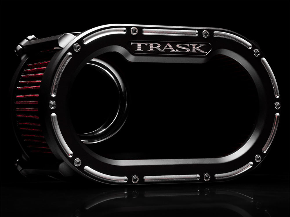 Big Papi Air Cleaner Kit – Reverse Cut Black. Fits CVO Touring 2023up, Street Glide & Road Glide 2024up, Touring 2025up & Softail 2025up – Trask Performance