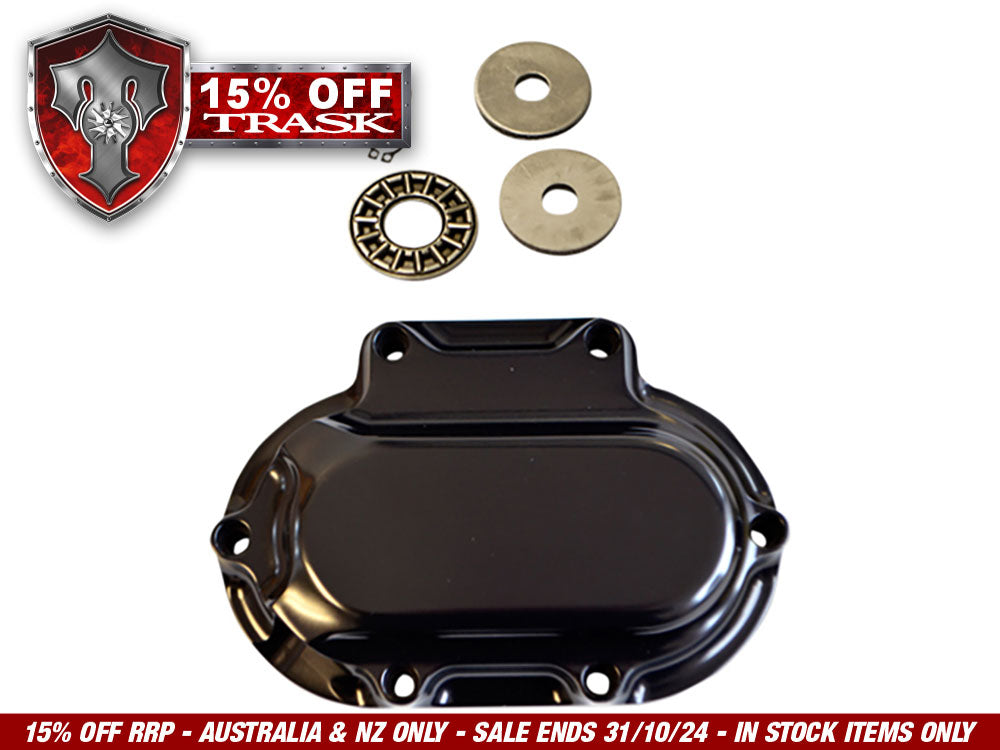 Hydraulic Clutch Cover – Gloss Black. Fits Softail 2007up, Dyna 2006-2017 & Touring 2007-2013.