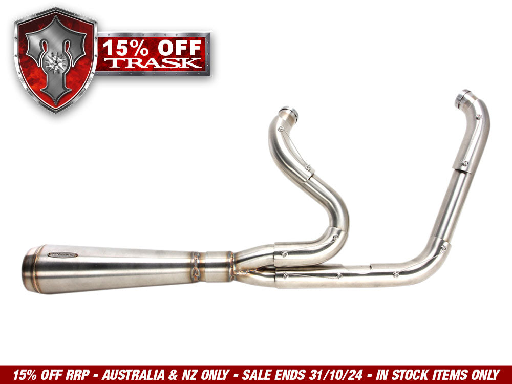 Assault 2-into-1 Exhaust – Stainless Steel. Fits Dyna 2006-2017.