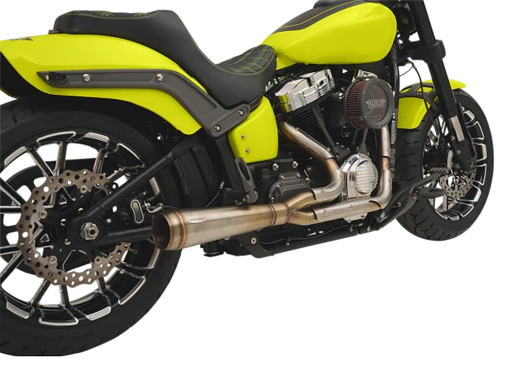 Assault 2-into-1 Exhaust – Stainless Steel. Fits Softail 2018up – Trask Performance