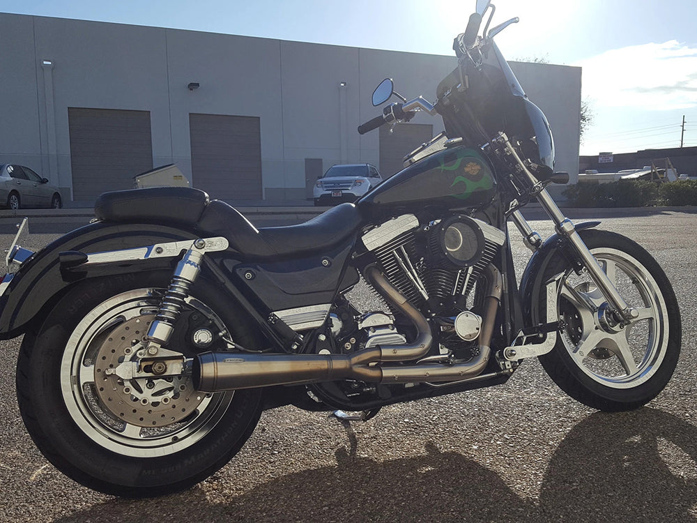 Assault 2-into-1 Exhaust – Stainless Steel. Fits Softail 2018up – Trask Performance