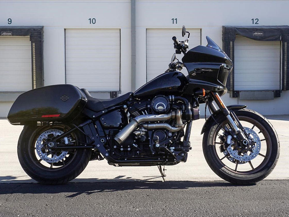 Trask - Tornado Turbo Kit - Stainless Exhaust, Black Billet. Fits Touring 2017-2023 and Softail 2018-2024