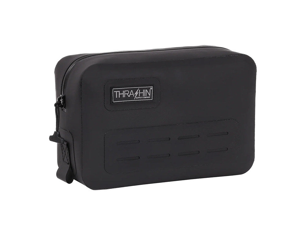Waterproof Handlebar Bag – Black – Thrashin Supply
