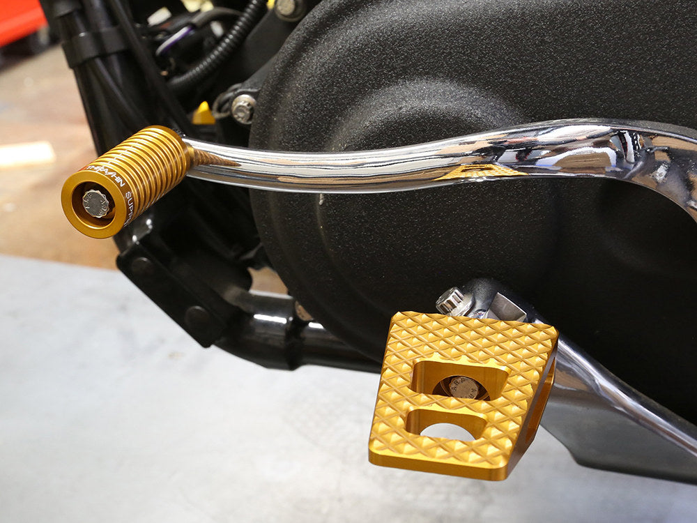 P-54 Footpegs With HD Male Mount – Gold.