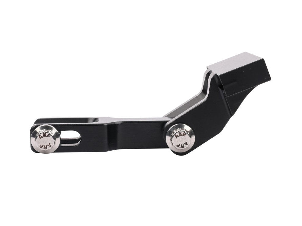 Thrashin OG Risers to Gauges Relocation Bracket – Black. Fits Thrashin’ Gauge housings – Thrashin Supply