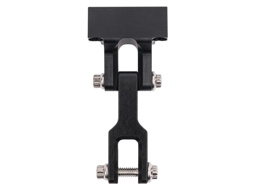 Thrashin OG Risers to Gauges Relocation Bracket – Black. Fits Thrashin’ Gauge housings – Thrashin Supply