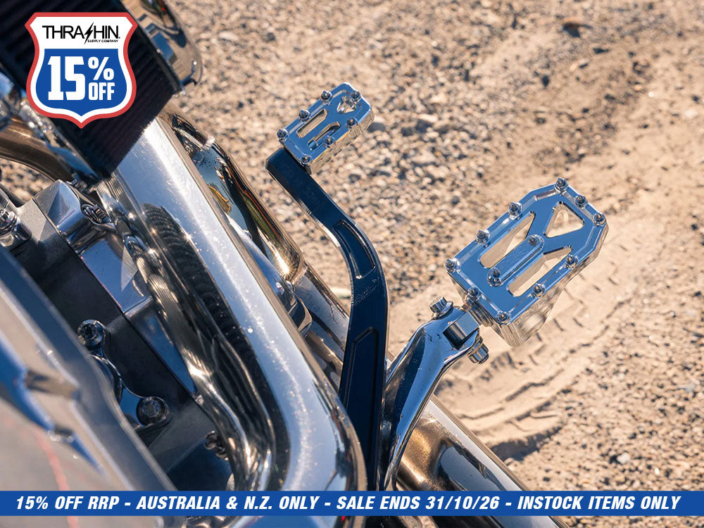 Brake Pedal Arm - Black. Fits Dyna 1999-2017 with Mid Controls.