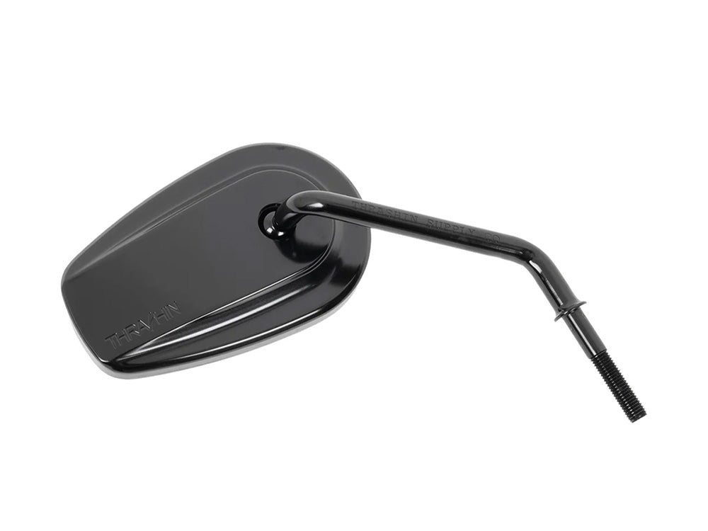 Billet Mini Mirrors Smooth - Black