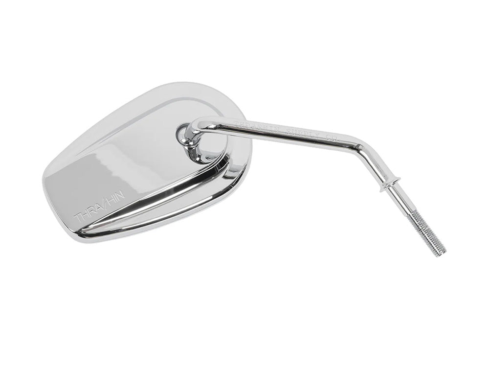Billet Mini Mirrors Smooth - Chrome