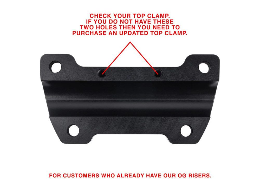 Replacement OG Handlebar Top Clamp – Black – Thrashin Supply