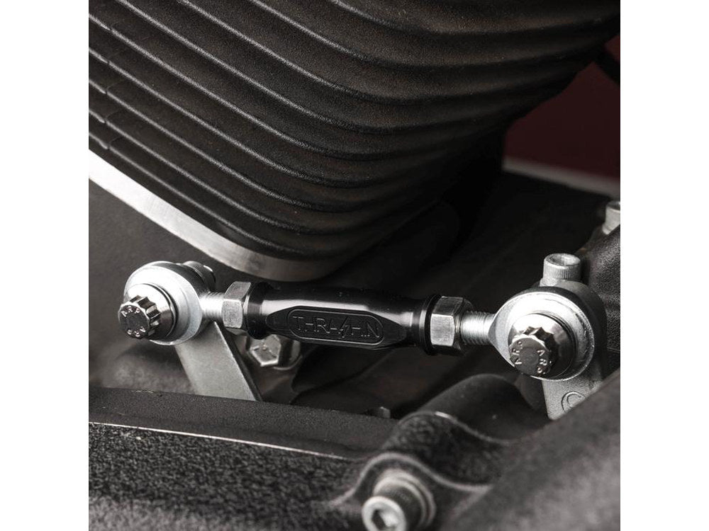 Mid Control Shift Linkage Rod – Black Anodized. Fits Dyna 1991-2017, FXR 1982-1994 & Softail 2018up with Mid Controls – Thrashin Supply