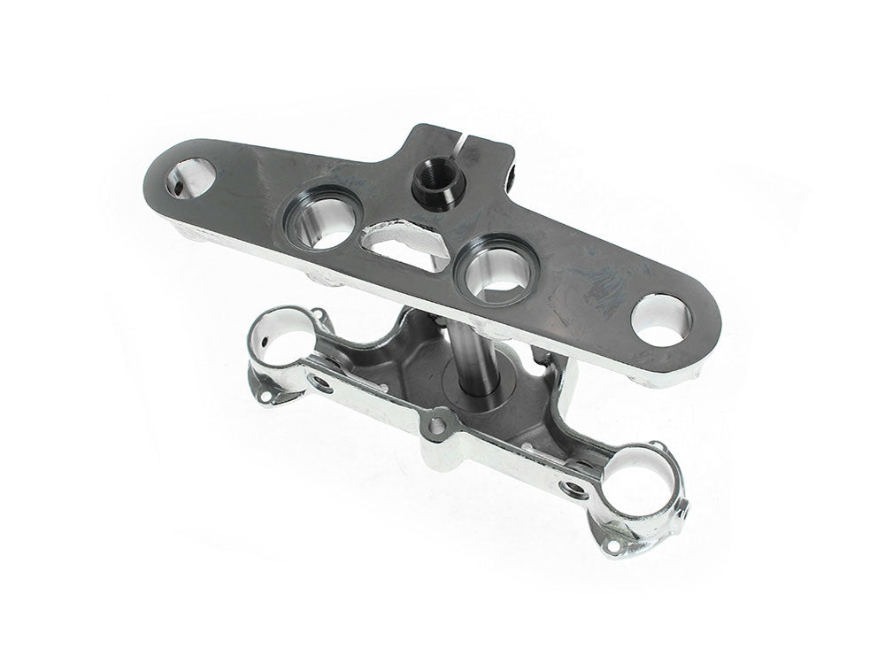 Triple Tree Kit - Chrome. Fits FL Softail 1986-1999