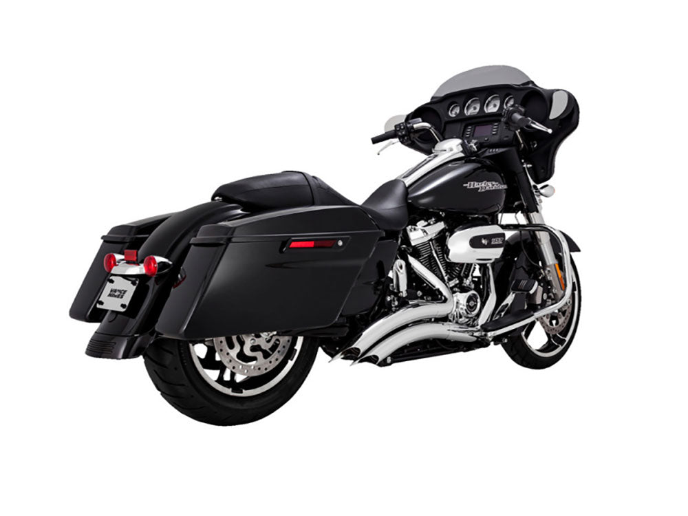 Big Radius Exhaust - Chrome. Fits Touring 2017up