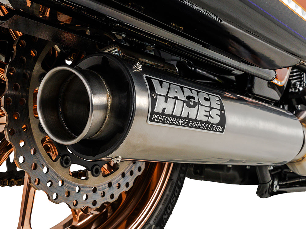 Supersport 2-into-1 Exhaust - Stainless Steel. Fits Touring 2017up