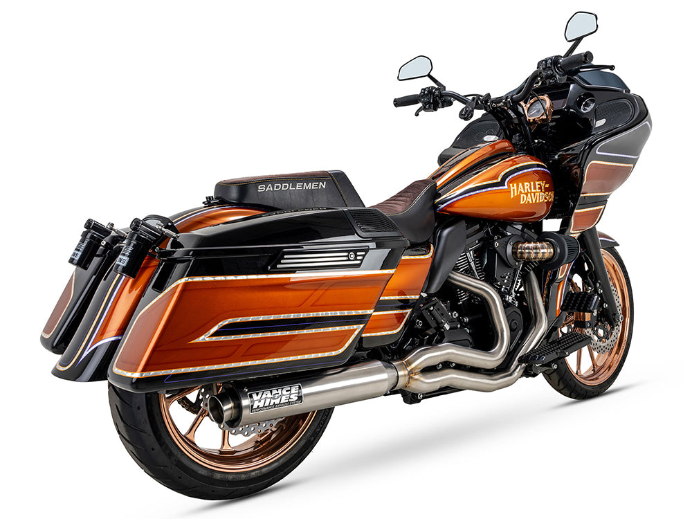 Supersport 2-into-1 Exhaust - Stainless Steel. Fits Touring 2017up