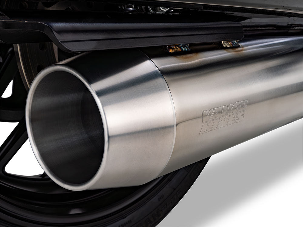 Gaslighter 2-into-1 Exhaust - Stainless Steel. Fits Touring 2017up