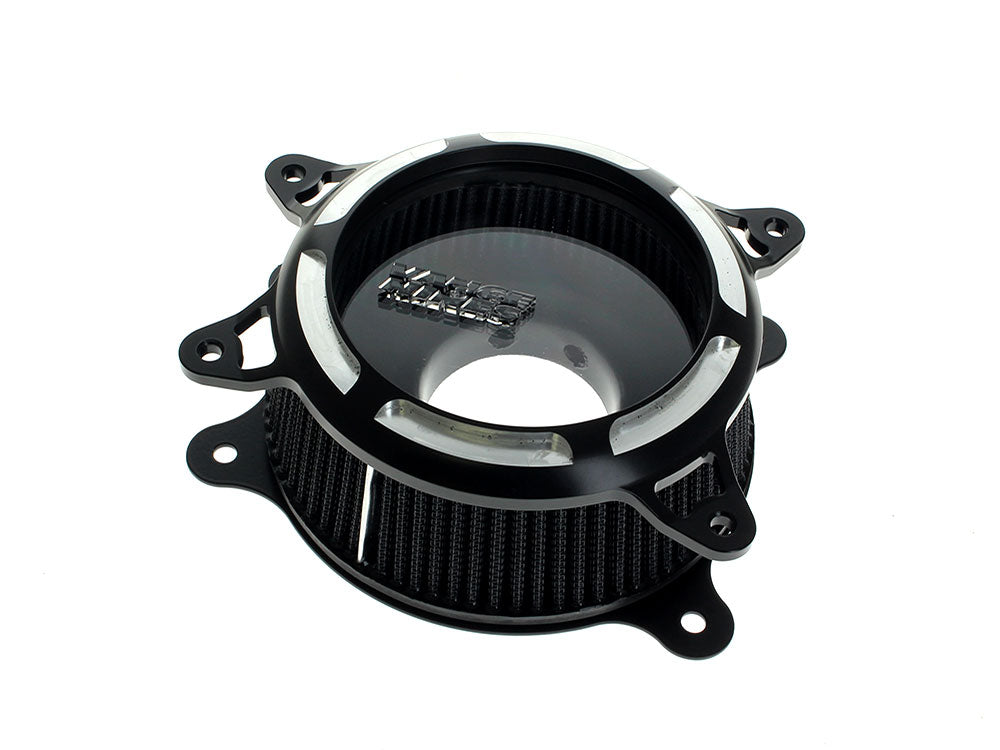 VO2 Insight Air Cleaner Kit - Black Contrast. Fits Touring 2017-2024 & Softail 2018-2024