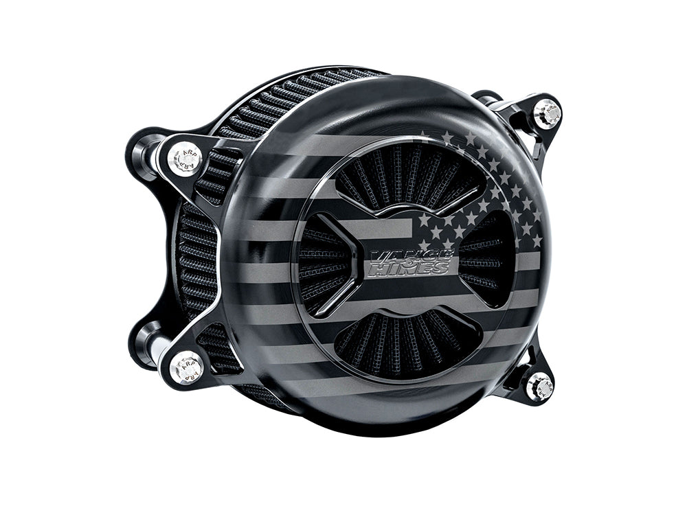 VO2 America Air Cleaner Kit - Black. Fits Touring 2017-2024 & Softail 2018-2024