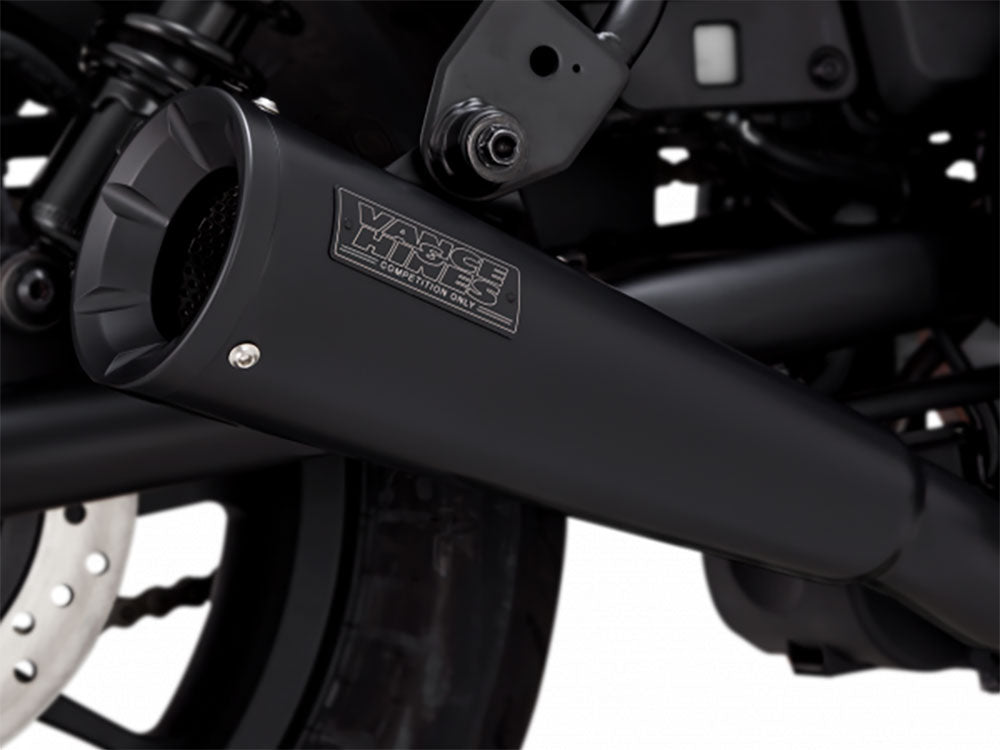 Upsweep Slip-On Muffler - Black. Fits Honda CMX / Rebel 500cc 2017up