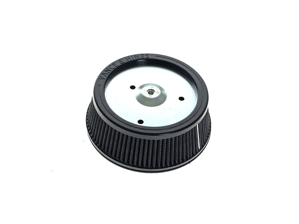 VO2 Naked Air Cleaner Kit. Fits Softail 2000-2015, Dyna 1999-2007, Touring 1999-2007 with CV Carb or Cable Operated Delphi EFI