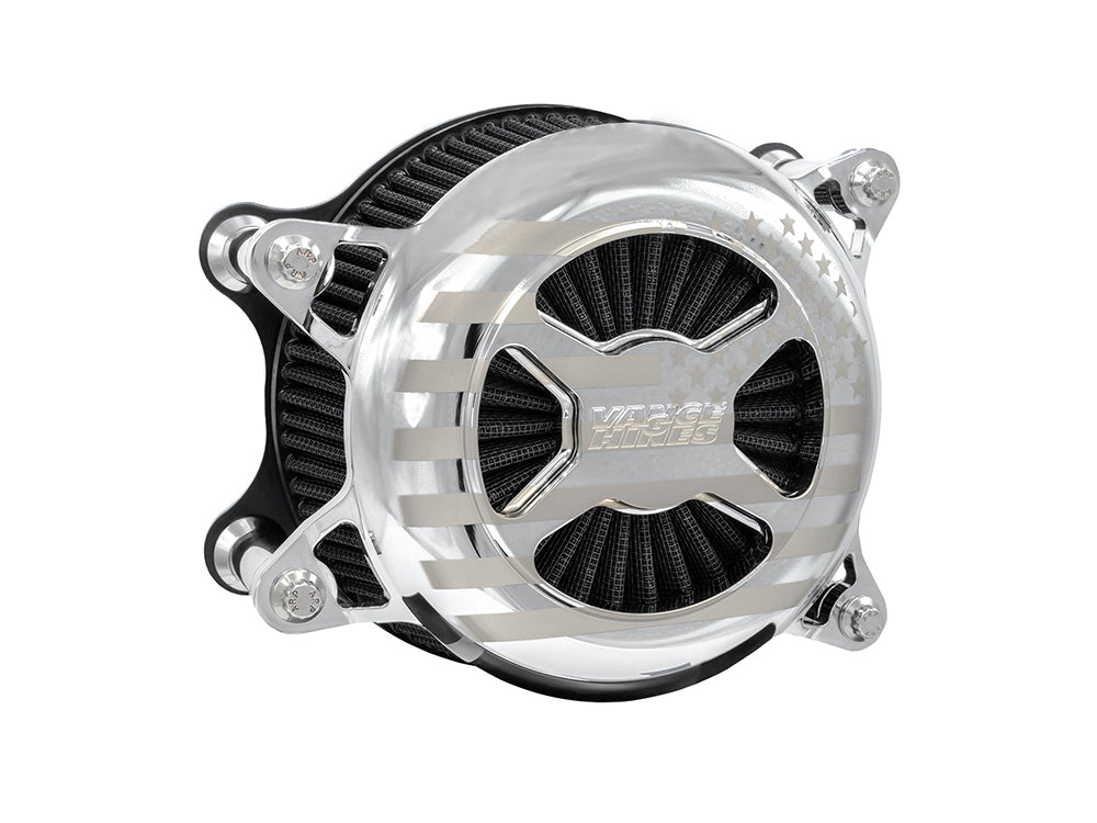 VO2 America Air Cleaner Kit - Chrome. Fits Touring 2017-2024 & Softail 2018-2024