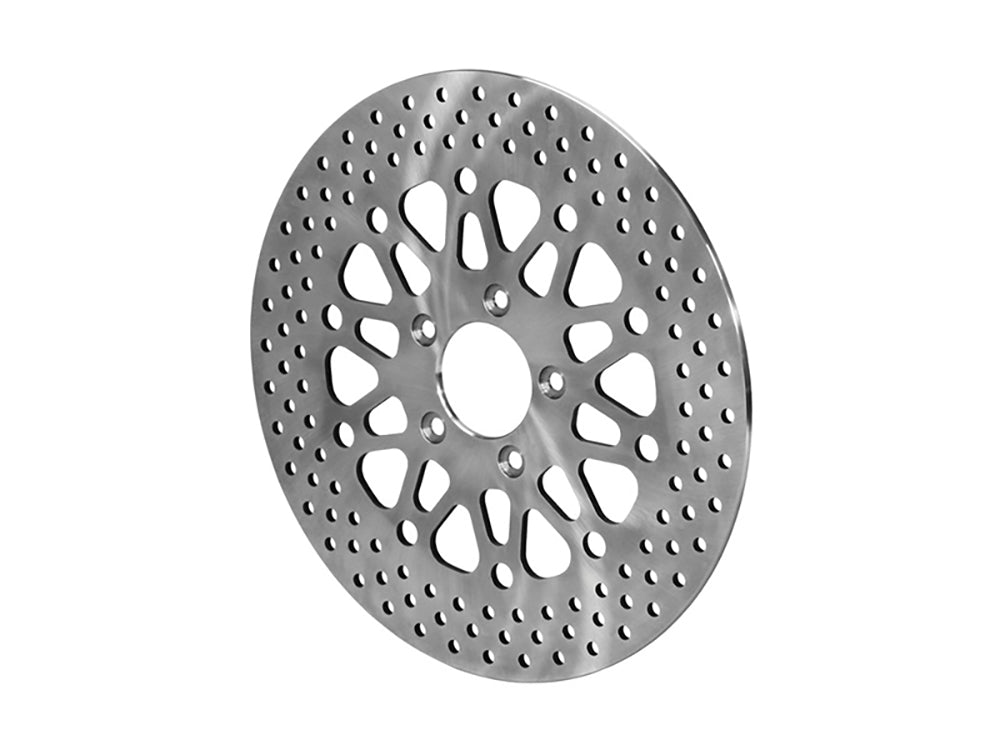 11.5in. Rear Disc Rotor - Bright Stainless Steel. Fits Big Twin 1981-1999 & Sportster 1979-1999.