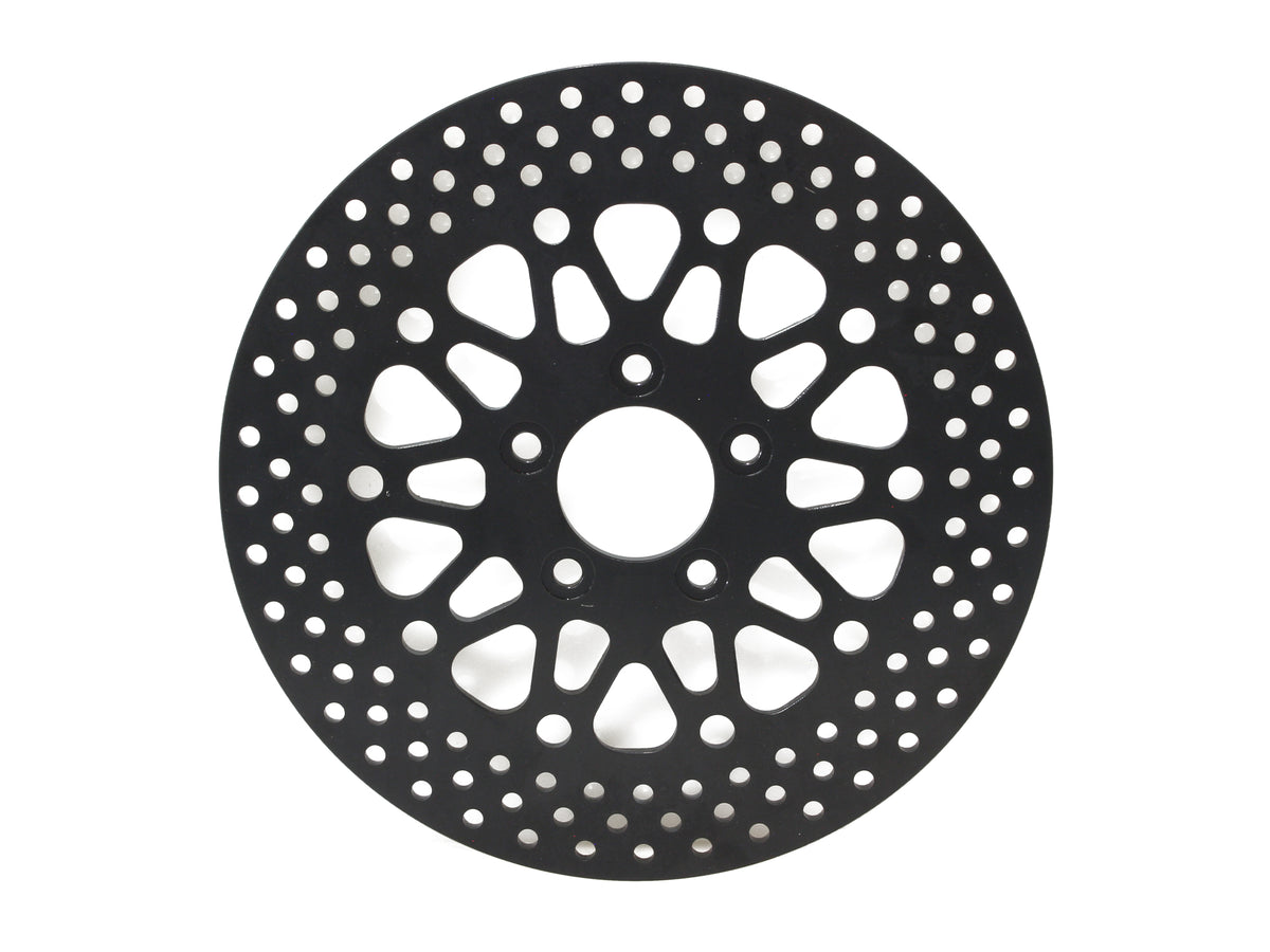 11.8in. Rear Disc Rotor - Black Stainless Steel. Fits Touring 2008up.