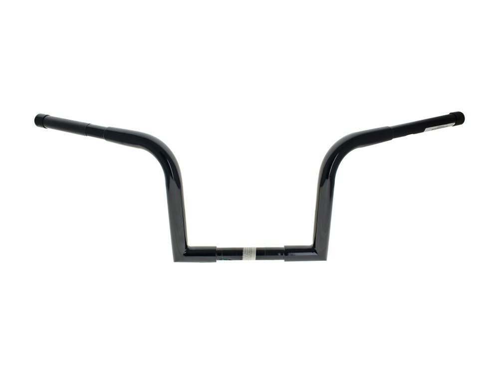 Wild One- 10in. x 1-1/4in. Chubby OutlawZ Ape Hanger Handlebar with Narrow Bottom – Gloss Black.