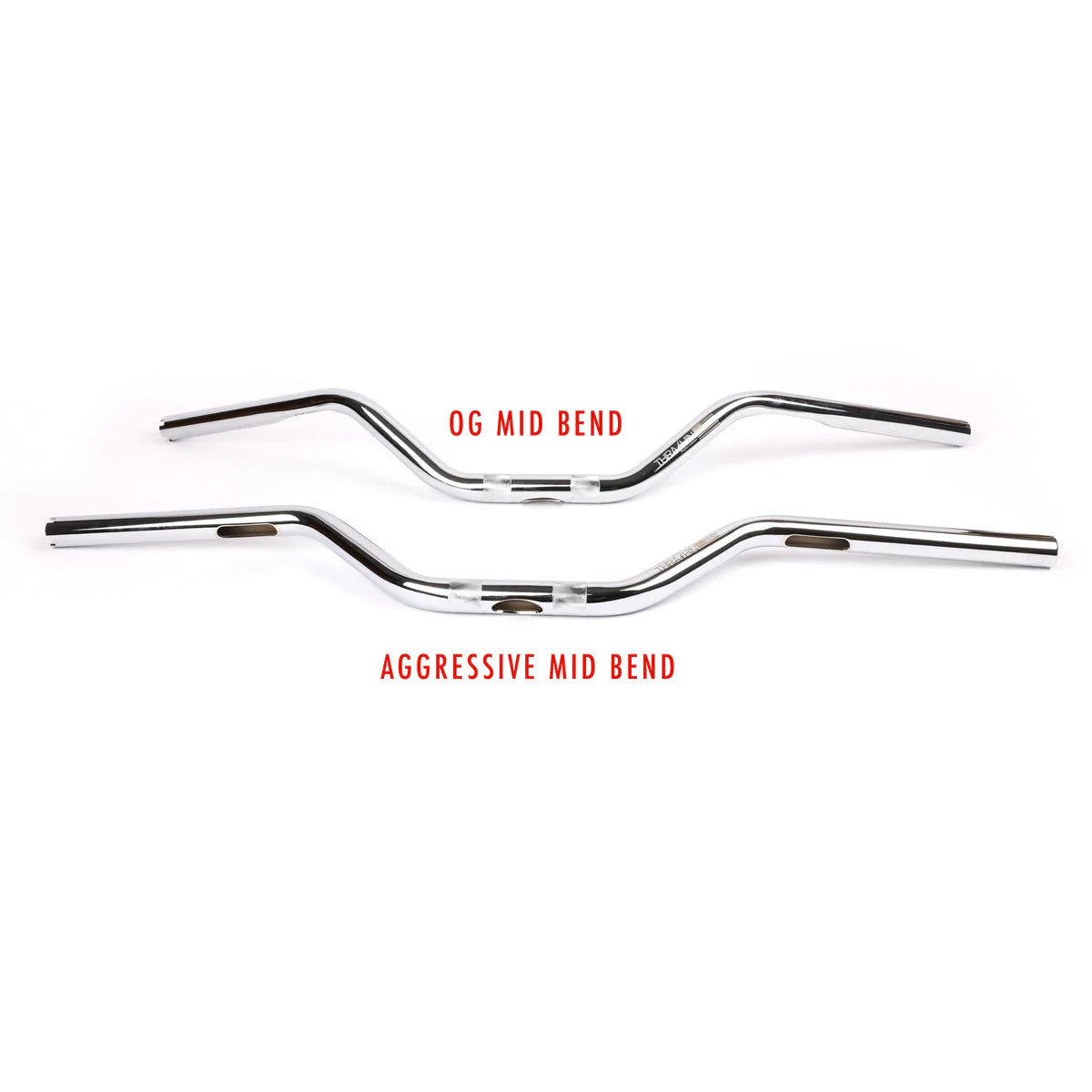 Aggressive Mid Bend Bars – Chrome