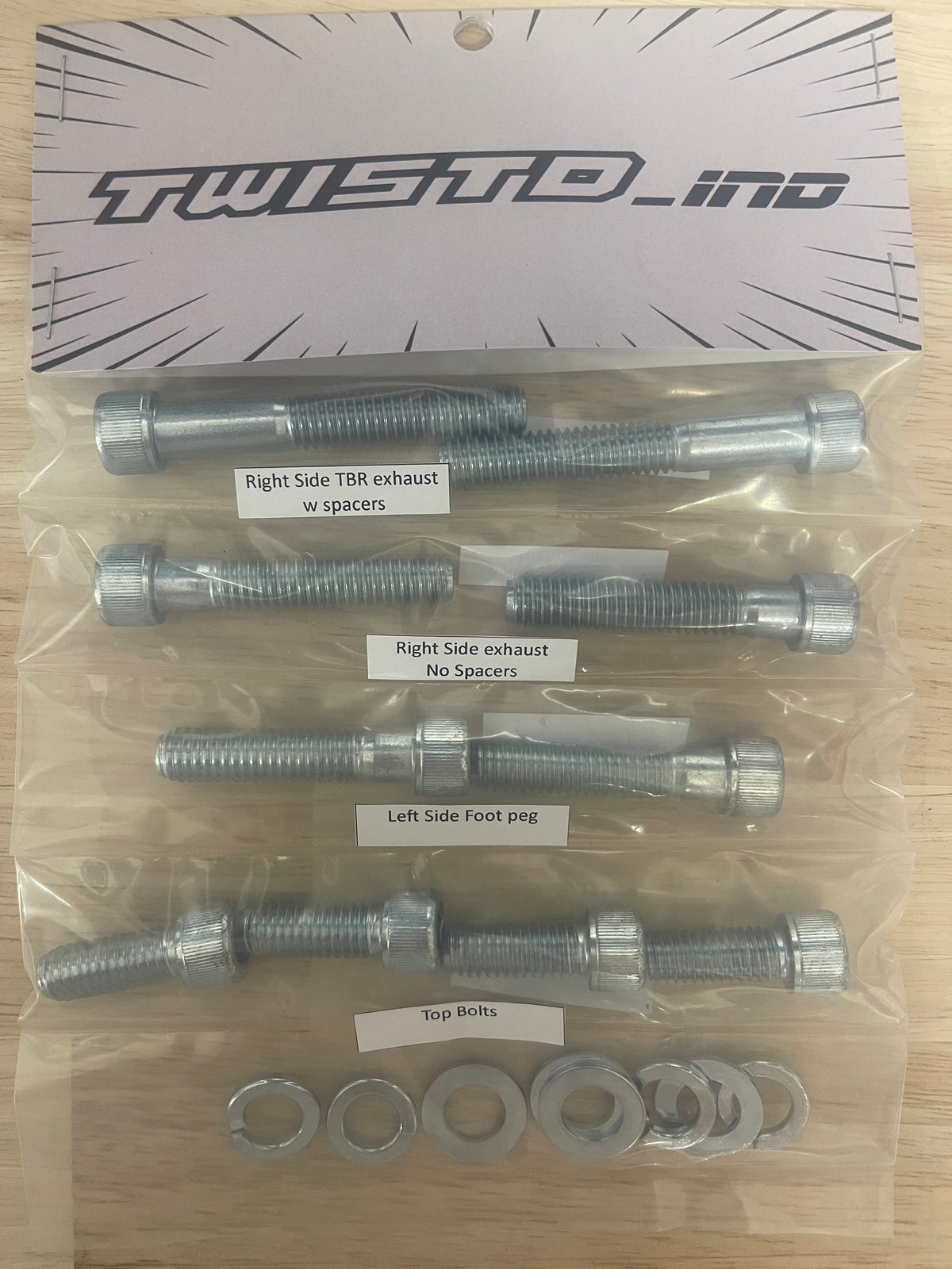 M8 Crash Bar Replacement Bolts